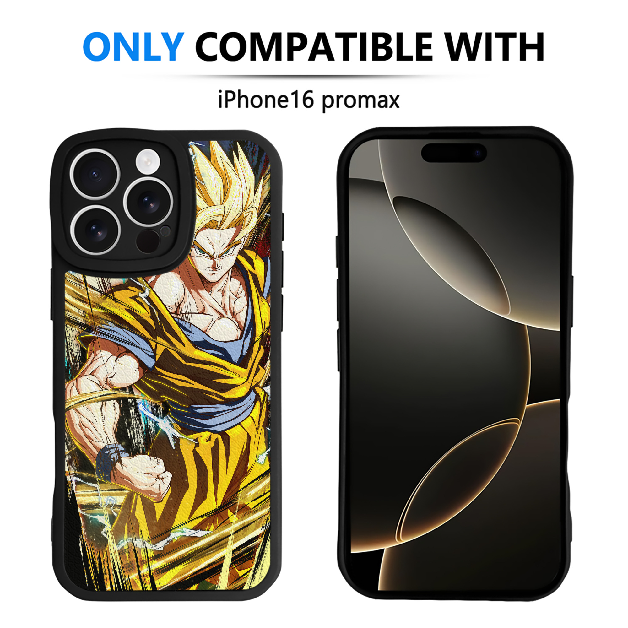 （画像用） ドラゴンボール DRAGON BALL 【iPhone 16シリーズ対応】シリコンスマホケース（レザー調） 材質：シリコン